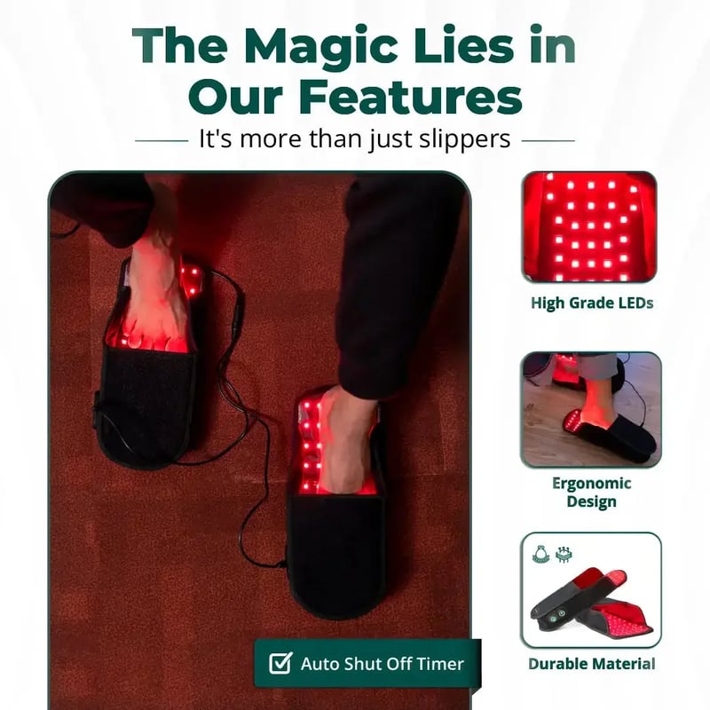 American Wellness Authority Red Light Therapy Device for Feet