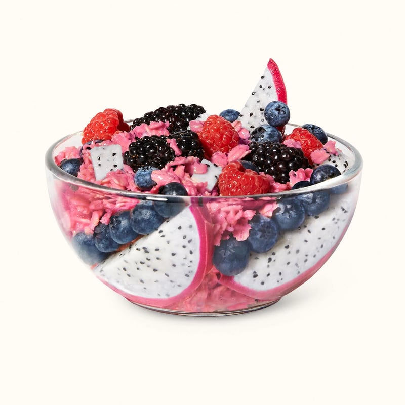 Daily Harvest Mulberry + Dragon Fruit